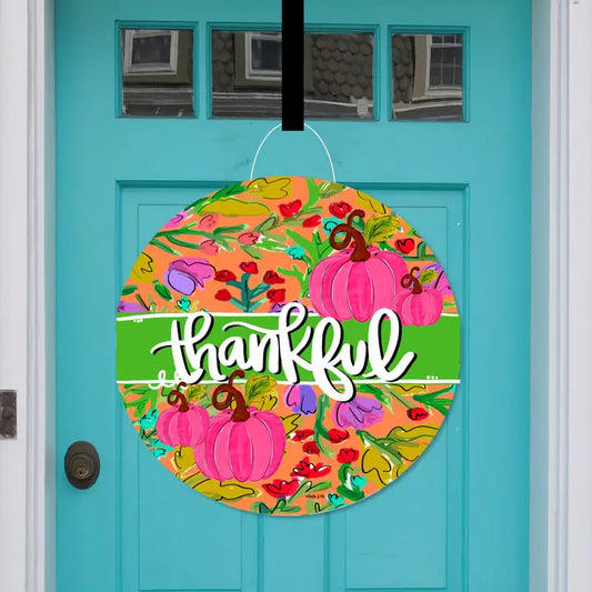 Thankful pink pumpkin collection