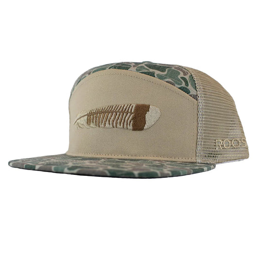 Roost camo turkey feather hat