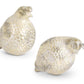 Assorted Gold Resin Partridges