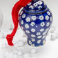 3” ceramic ginger jar ornaments