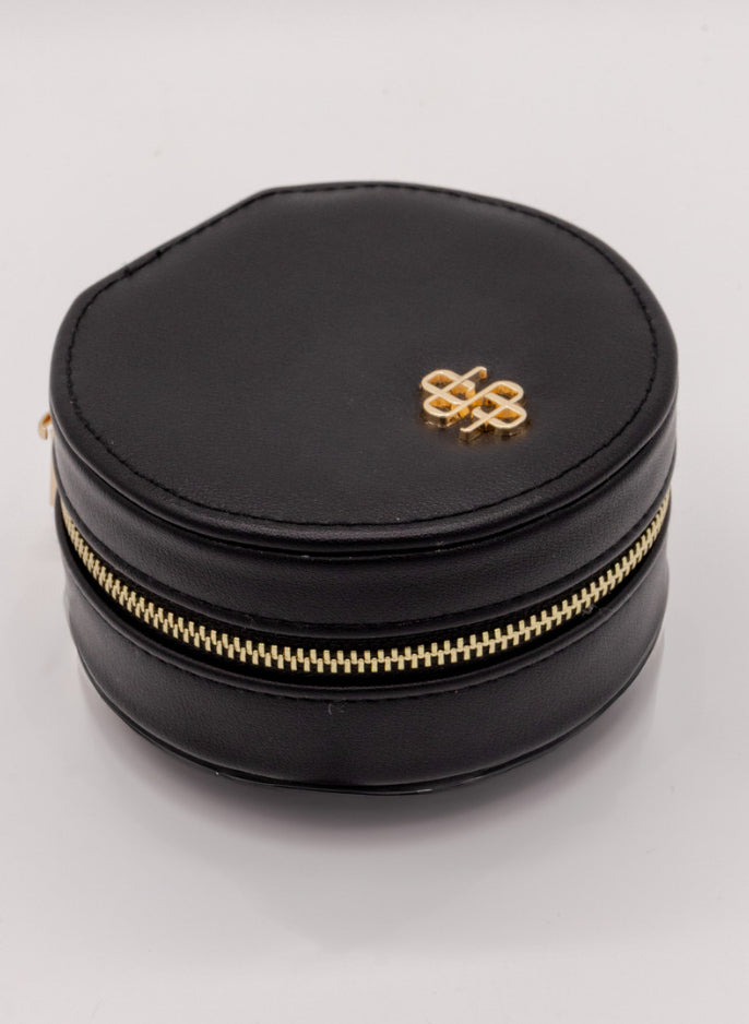 Simply southern black leather jewelry box