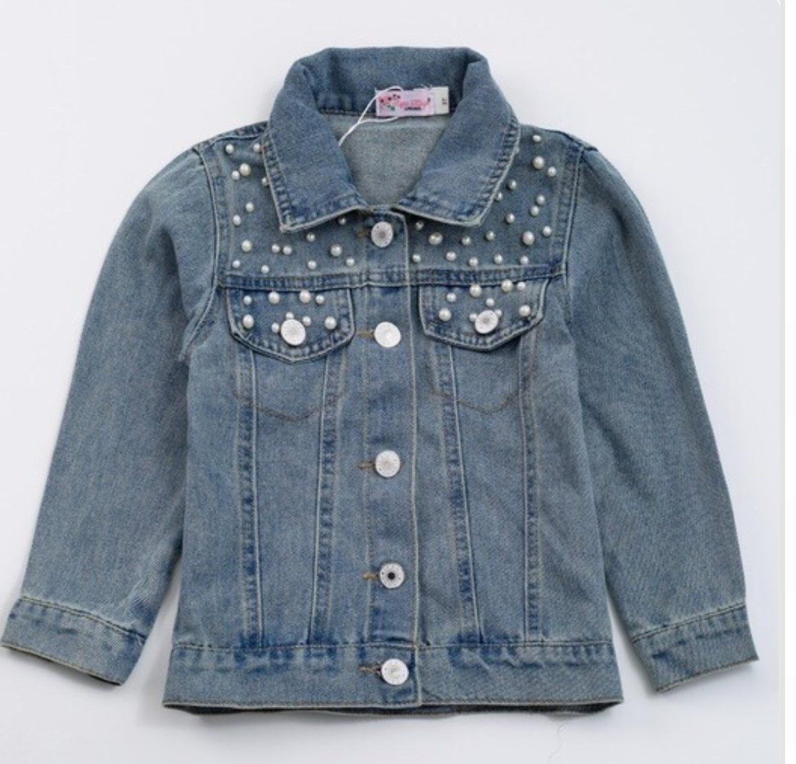 Pearl denim jacket