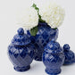 Navy Ginger Jar