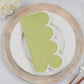 Scalloped napkin