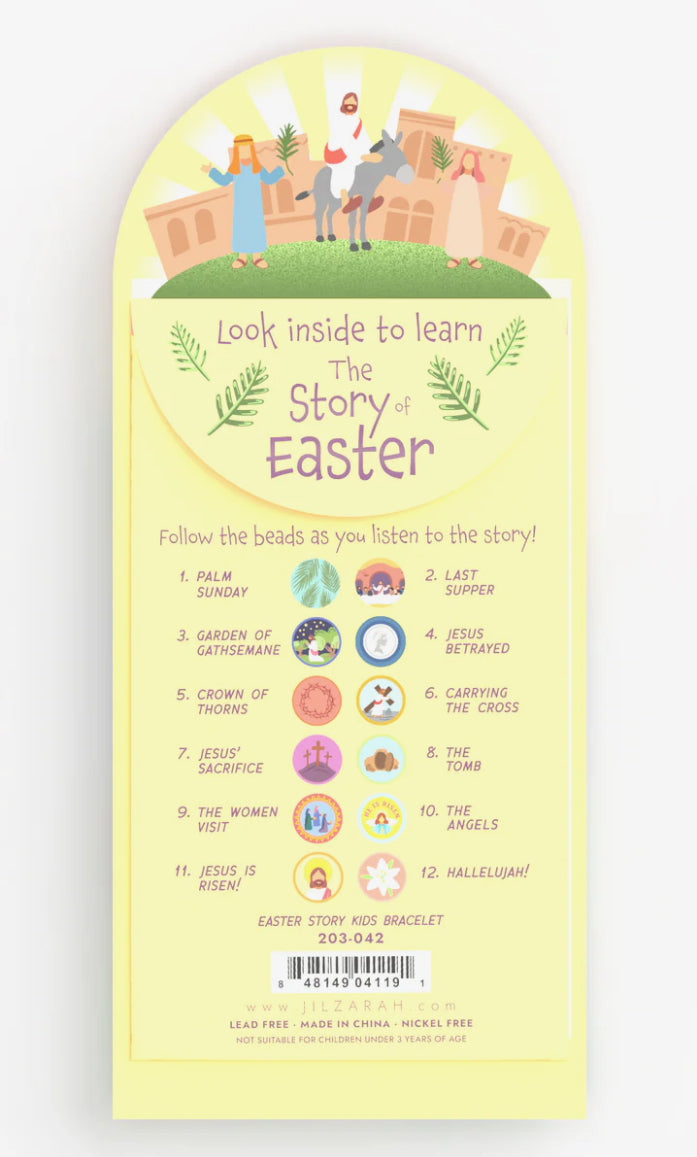 Easter story bracelet