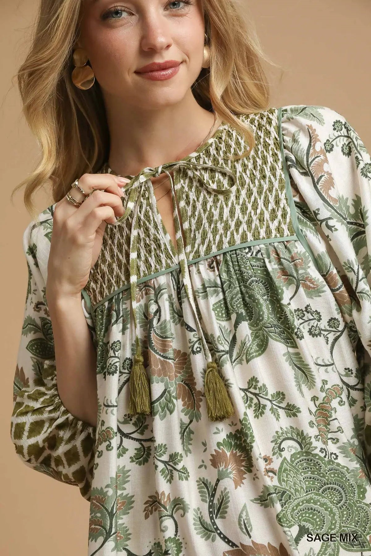 Mixed print Dress