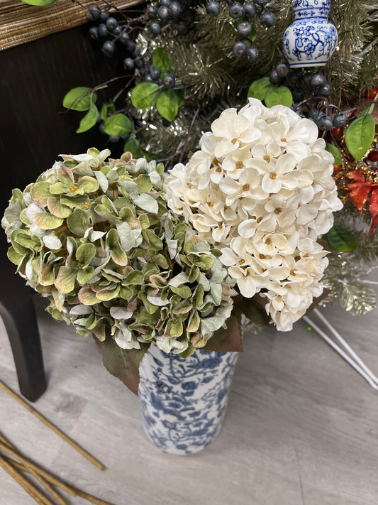 17” mini autumn hydrangea bush