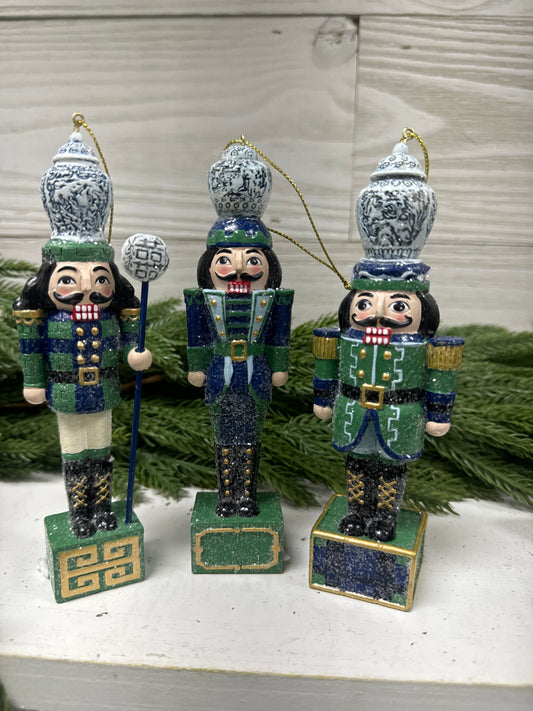 6” black watch nutcracker ornament