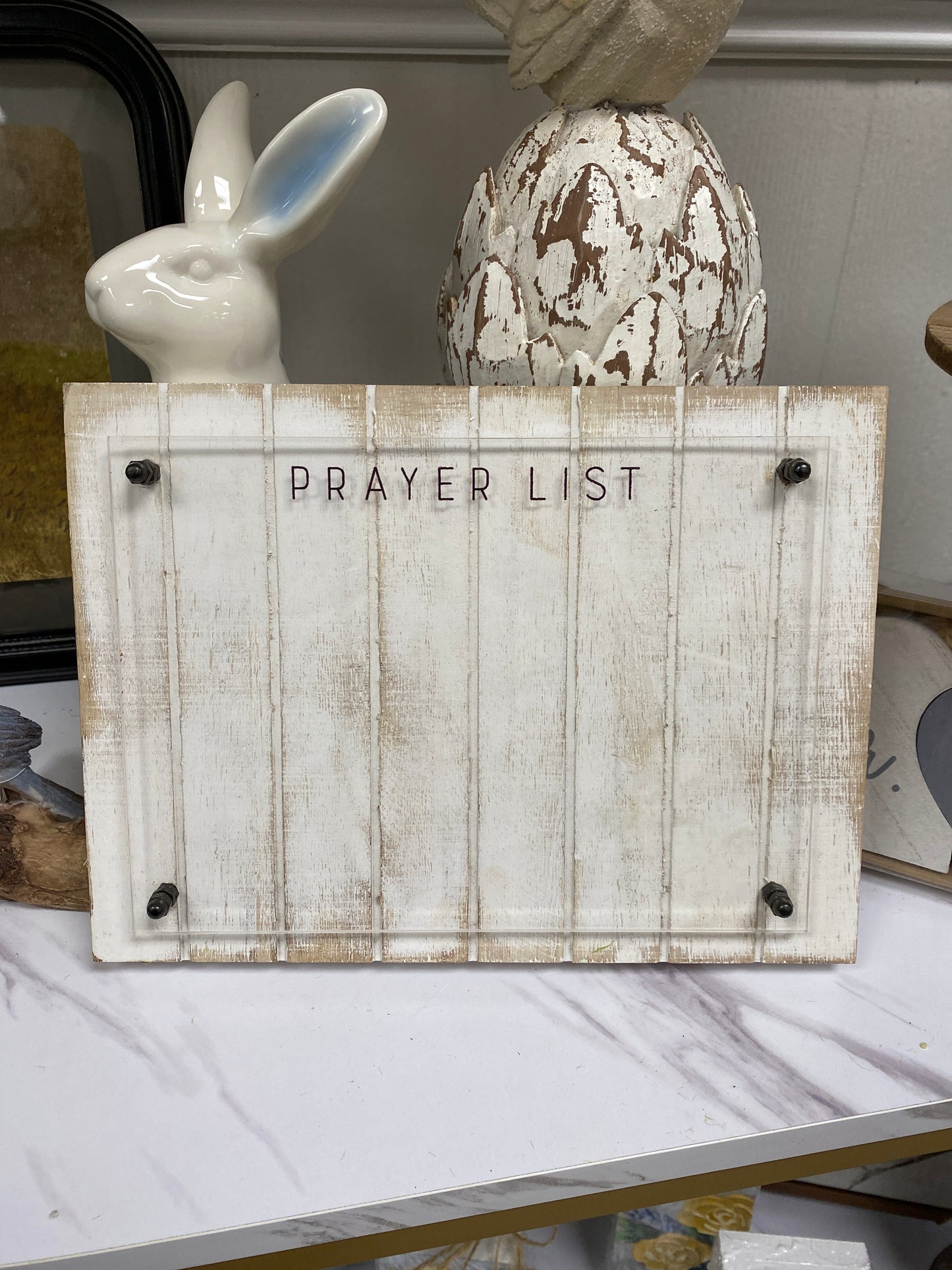 Prayer List Plaque