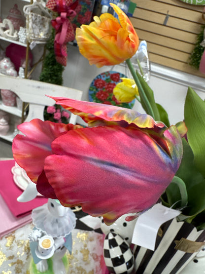 real touch single tulip stem