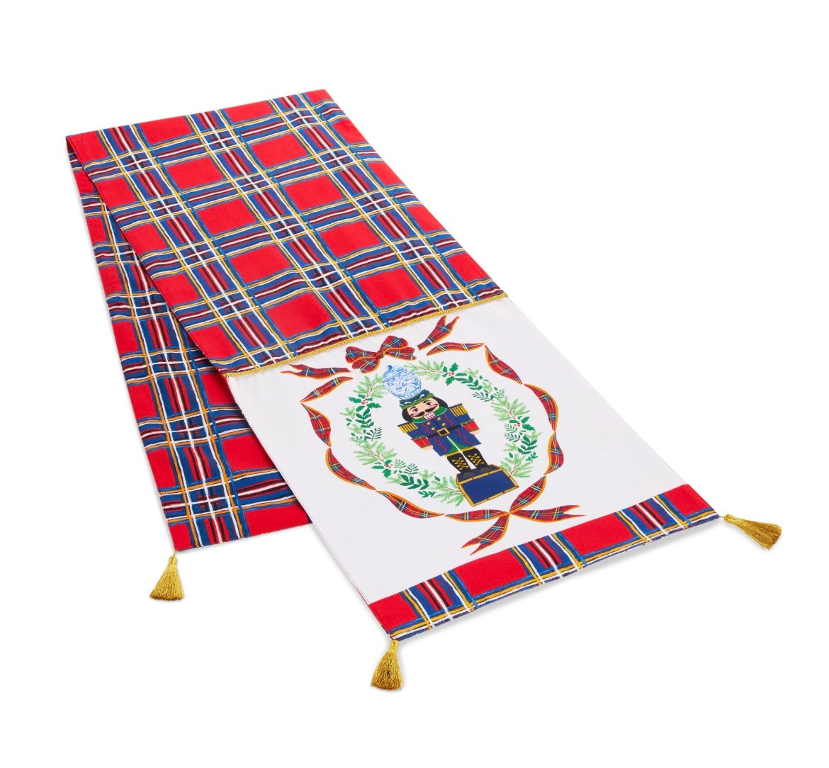 72" Noble Nutcrackers Reversible Table Runner