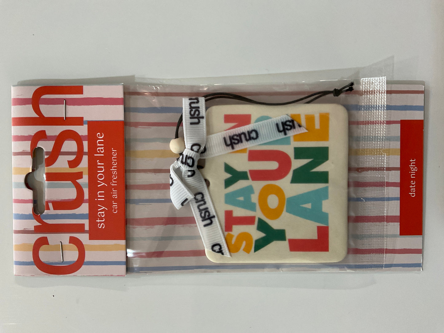 Crush stay in your lane air freshener