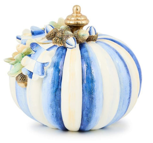 Mackenzie Childs royal autumn small acorn pumpkin
