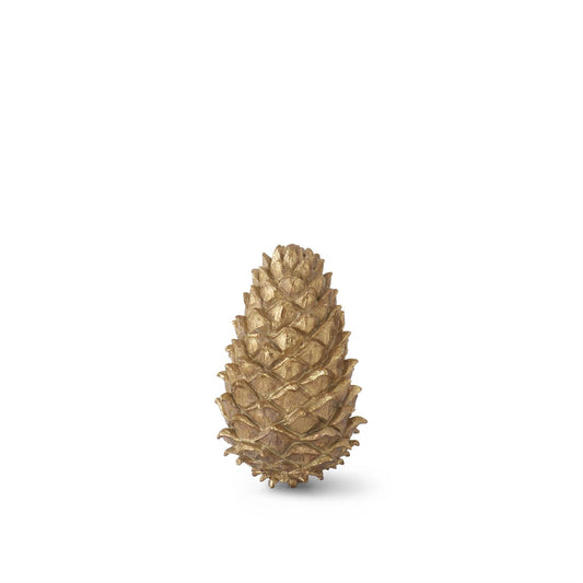 8 “ Gold Resin Pinecone