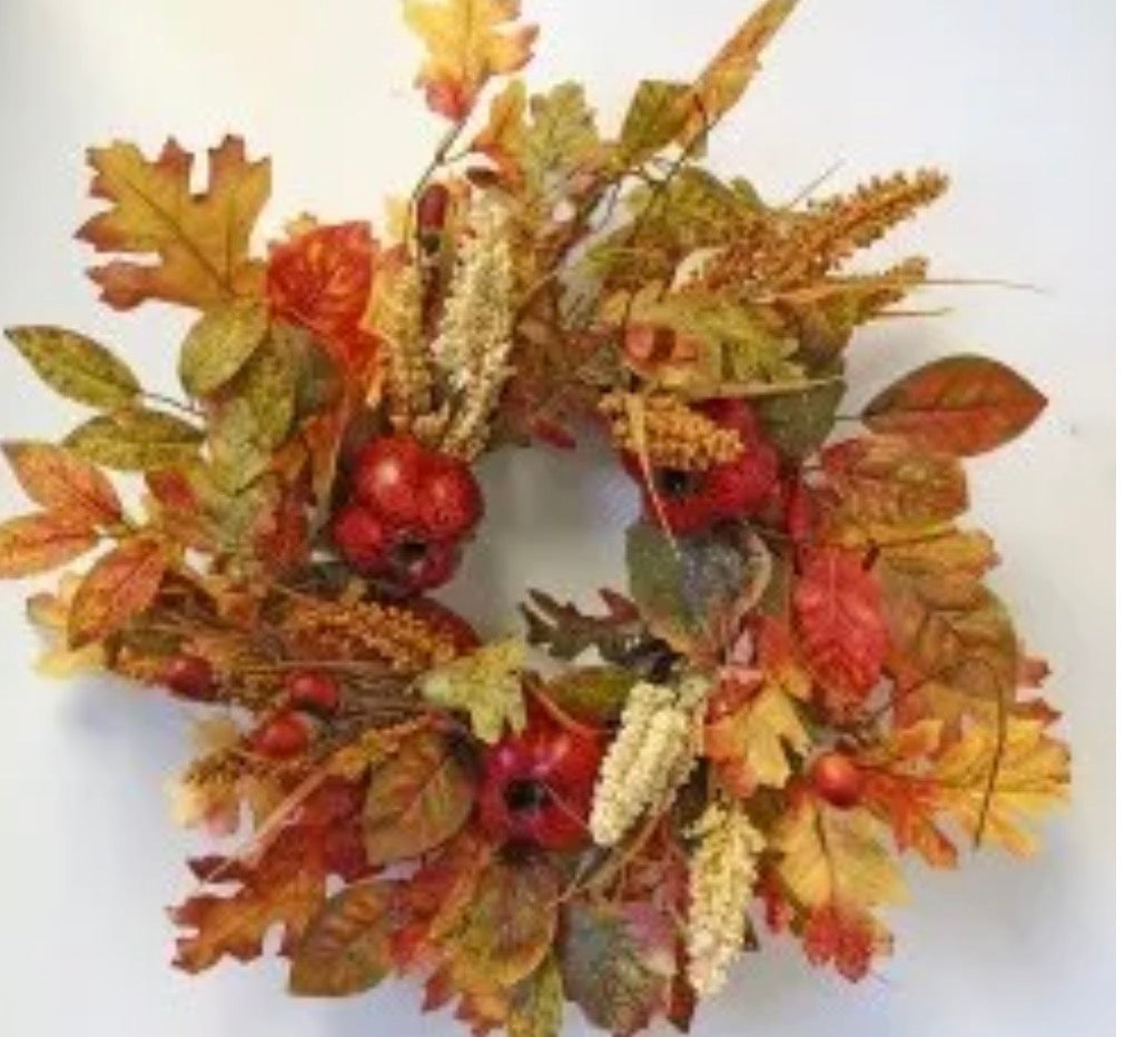 24” pomegranate wreath