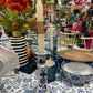 Blue collection tall candle holders