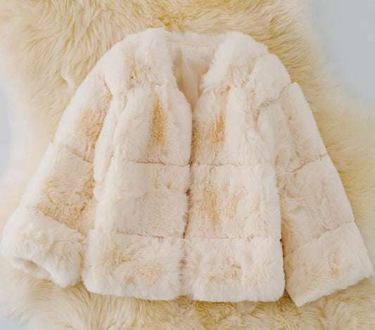 Fur jacket for kids