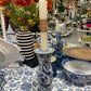 Blue collection tall candle holders