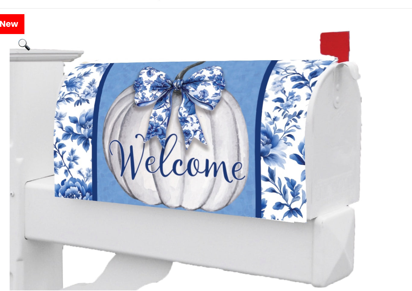 Blue and White Pumpkin Collection