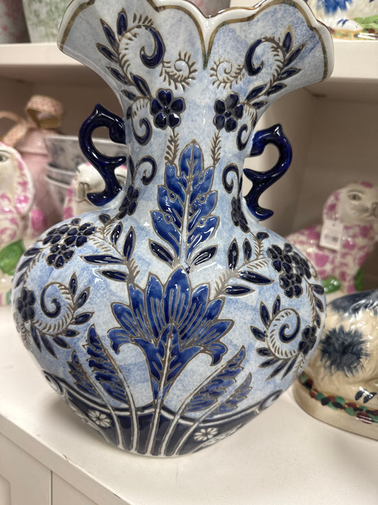 PORCELAIN VASE BLUE/WHITE