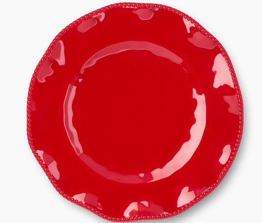11” Perlette Red Melamine Dinner Plate