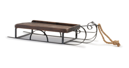 SLED WOOD/METAL