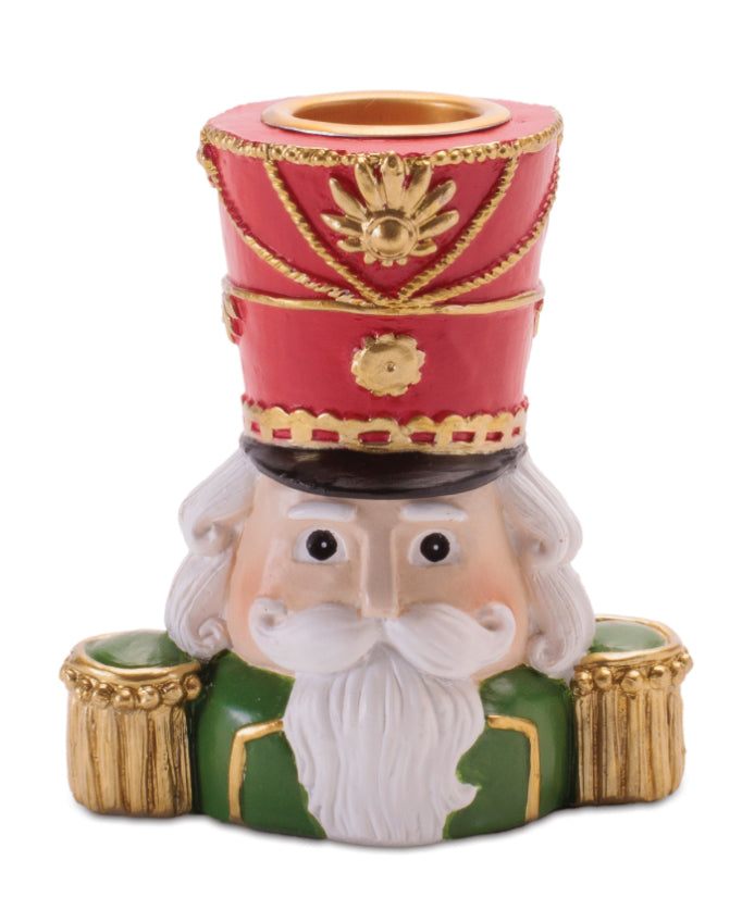 Nutcracker taper candle holder