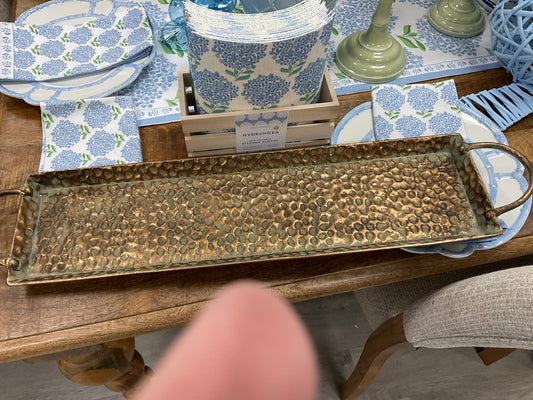 Bronze rectangle trays