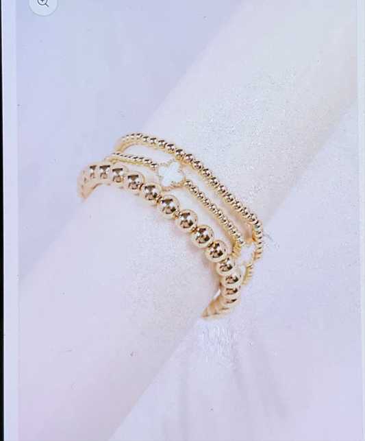 Hailey Bracelet Set-Gold