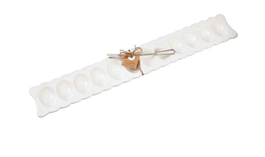 Deviled egg, long tray