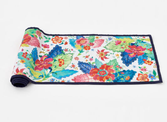 Tobacco leaf table runner