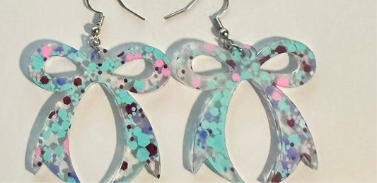 Patriotic Bow Earrings
