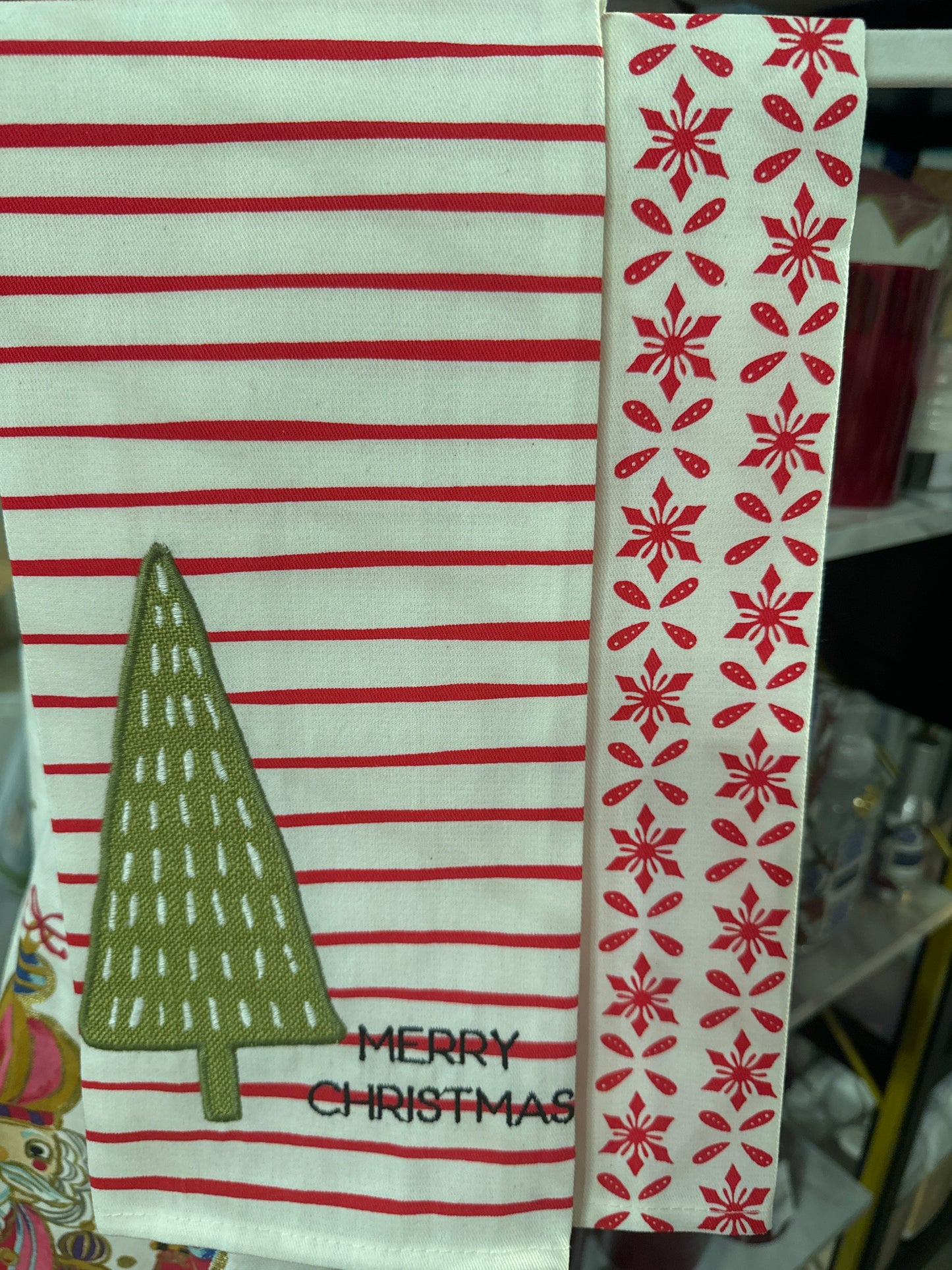 Merry Christmas tea towel