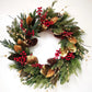 Gold magnolia wreath