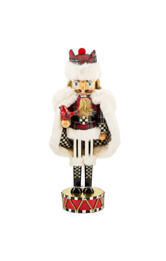 tartan cardinal nutcracker