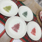 Yuletide melamine paper plate set of 4