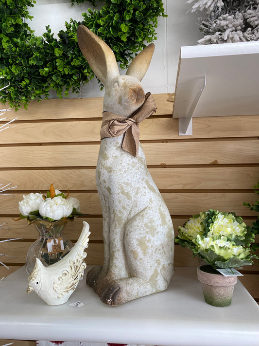 24 Inch Tan Rabbit Standing w/Head Right