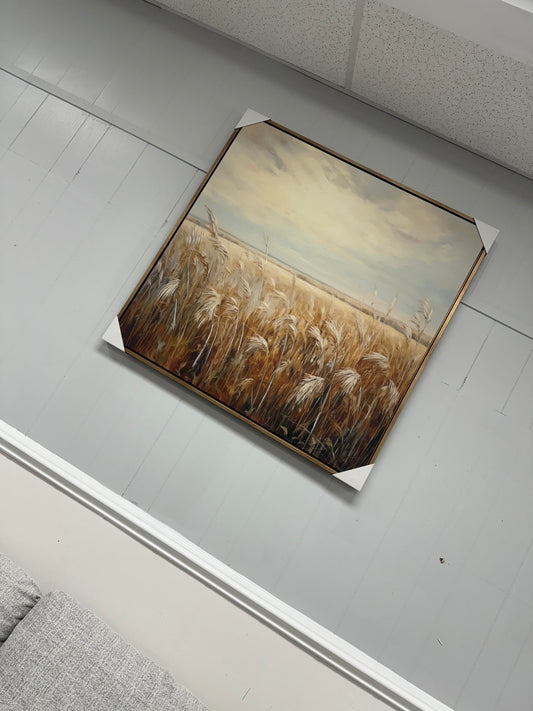 Wall art wheat