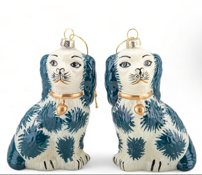 Staffordshire Dog Ornaments Pair