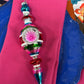 8.5" Striped Vintage Finial Ornaments