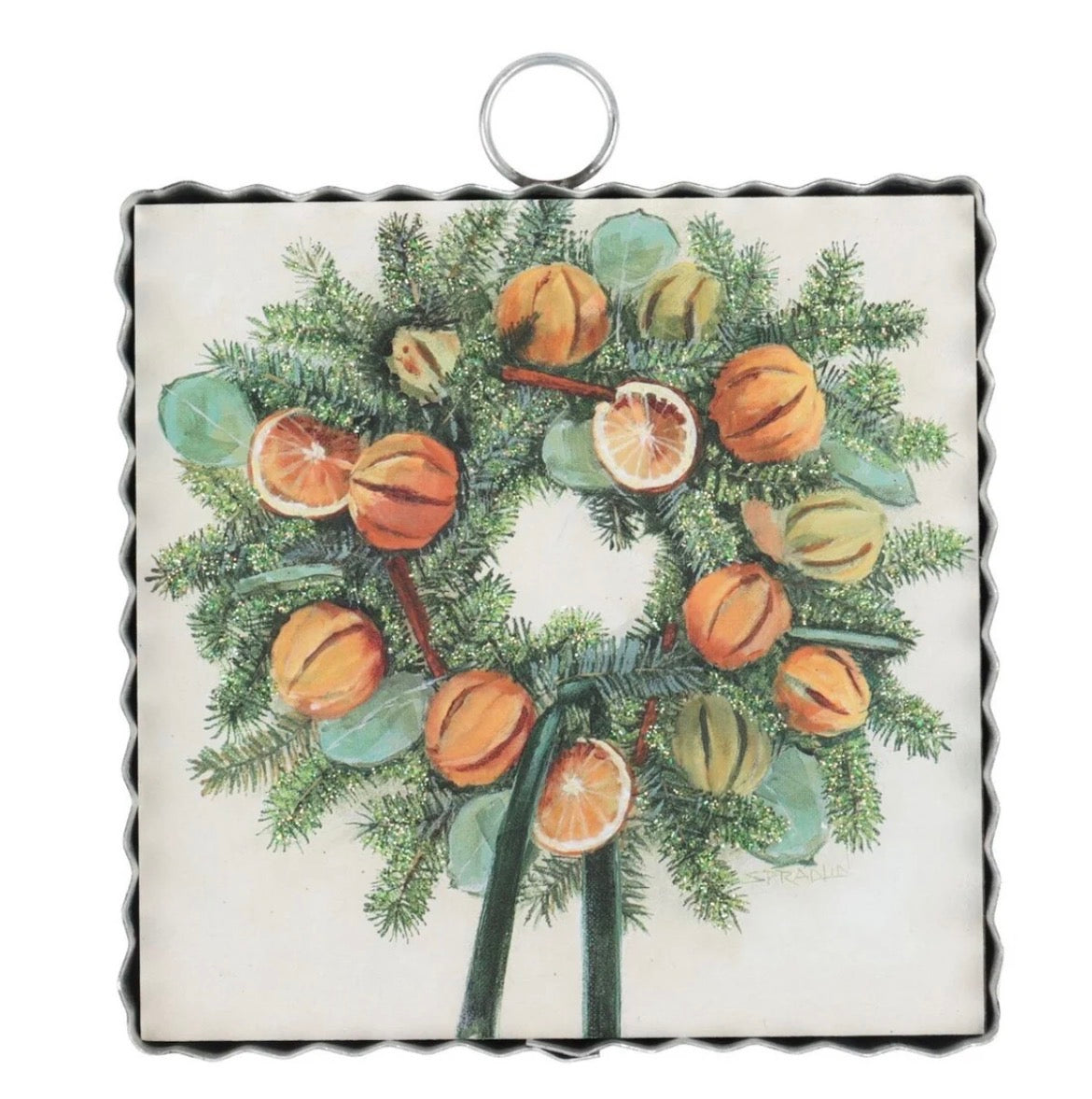 Orange Slice Wreath Mini Gallery Art