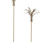Antique Gold Metal Wheat Taper Candleholders