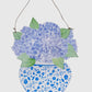 Hydrangea Vase Door Hanger