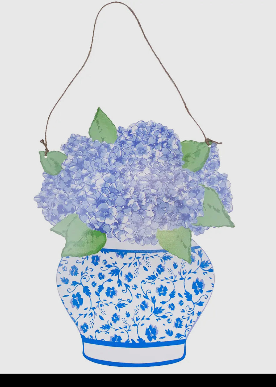 Hydrangea Vase Door Hanger