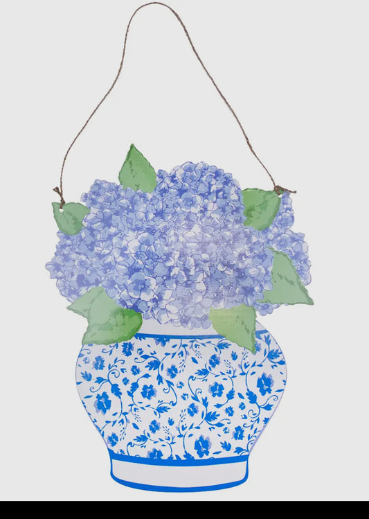 Hydrangea Vase Door Hanger