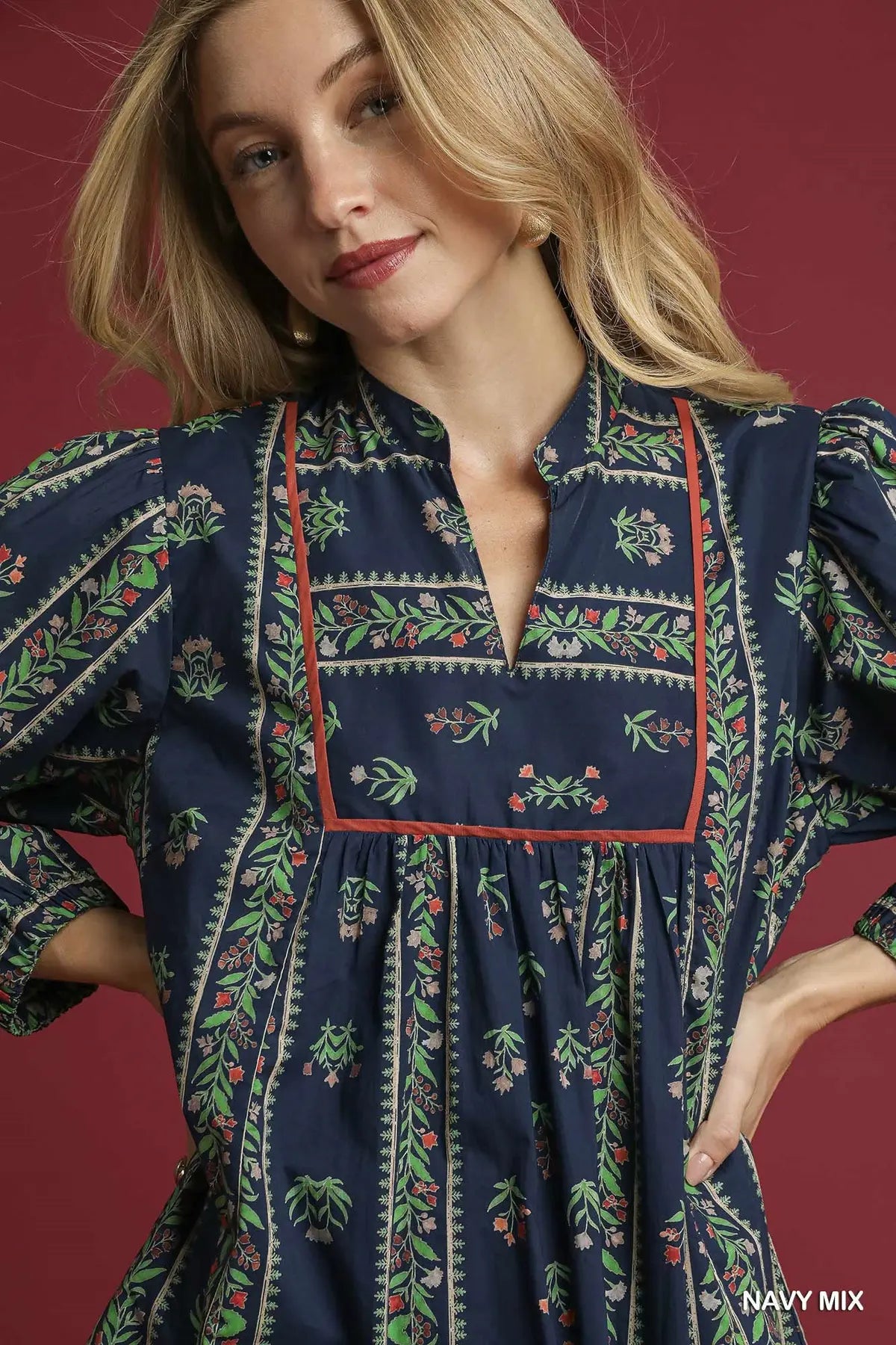 Boho Baby Doll Mini Dress