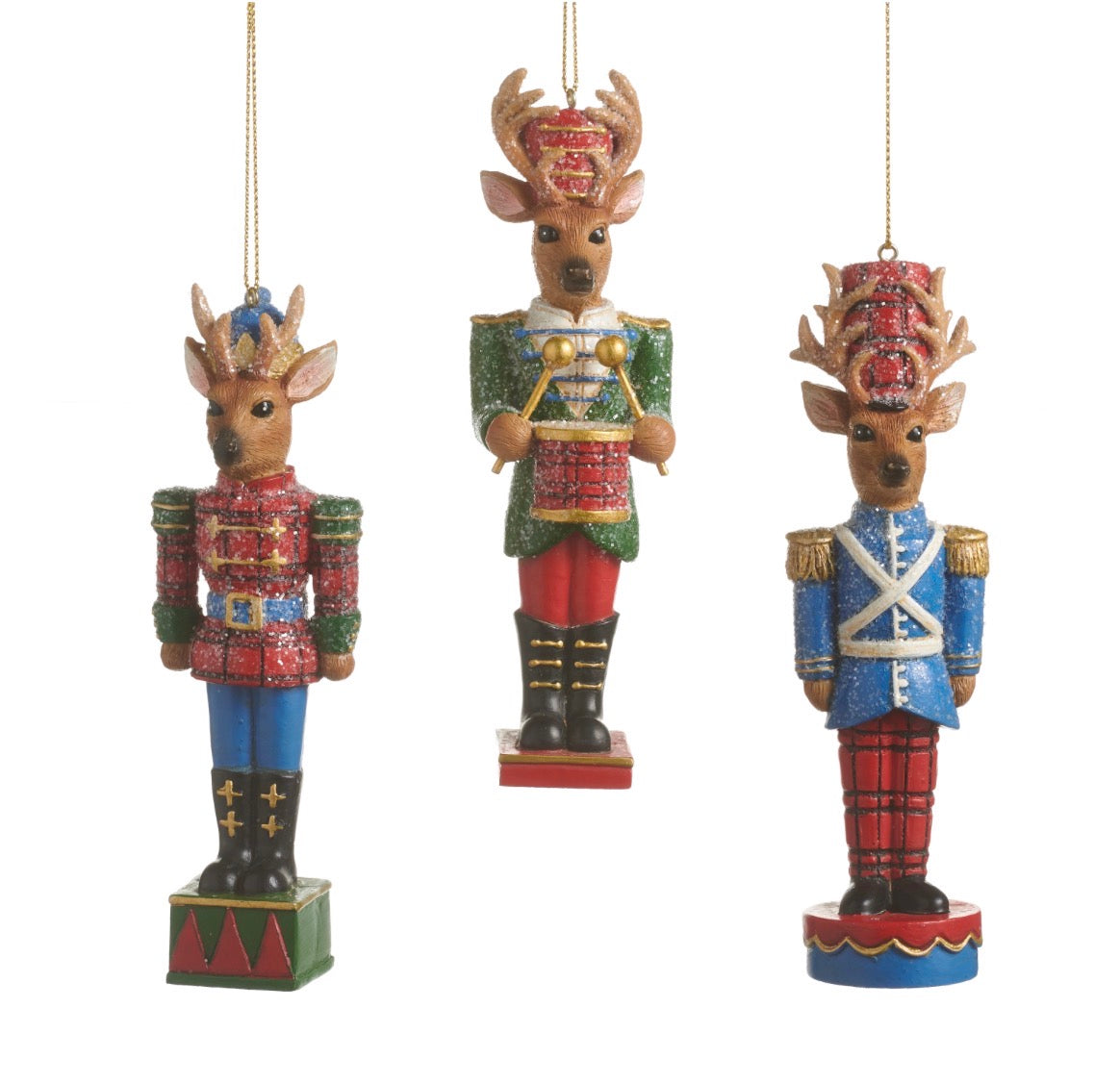 5.25" Deer Nutcracker Ornament
