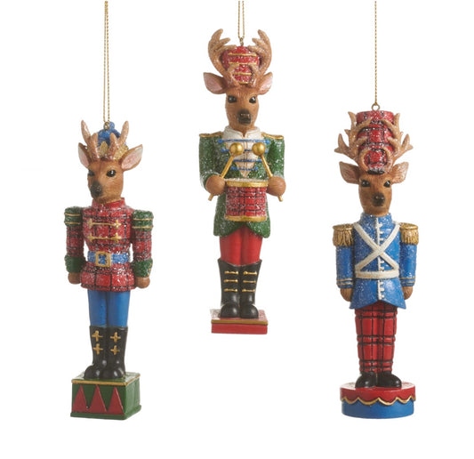5.25" Deer Nutcracker Ornament