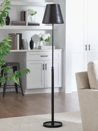 Metal floor lamp