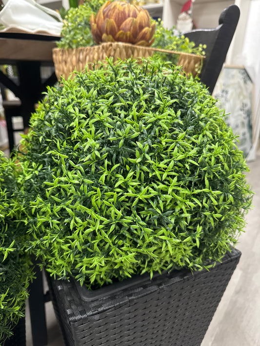 Artificial Rosemary Topiary Ball, 16"
,
UV
